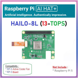 OFFICIAL Raspberry Pi AI HAT Hailo-8L (13-TOPS) Artificial Intelligence Module for Raspberry Pi 5